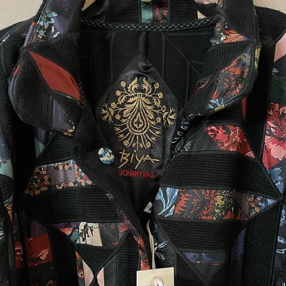 Johnny Was Diamante Applique Coat Size XL - Picture 8 of 9